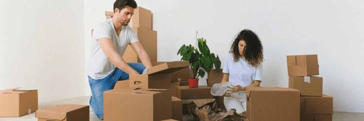 "Prácticas de mudanza sostenible con materiales reciclables y embalaje ecológico